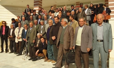 شرکت کنندگان در در مراسم بیست و پنجمین سال تاسیس دانشگاه آزاد اسلامی ارسنجان