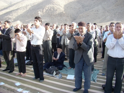 نماز عید فطر در ارسنجان سال ۸۷